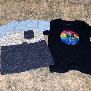 Boys T-shirts 💕loved the black Hurley one!